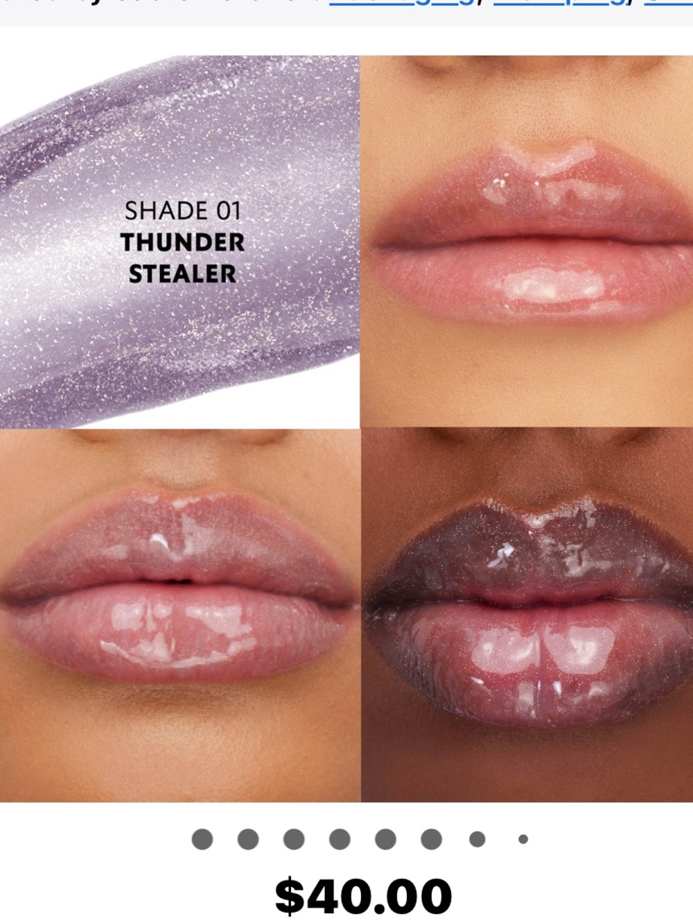 YSL thunder stealer 1 loveshine plumping lip oil Shimmering m Lip Gloss